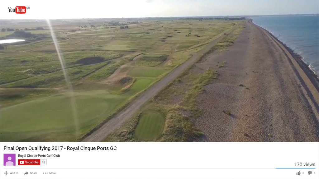 Royal Cinque Ports Open Qualifying preparation YouTube video 2
