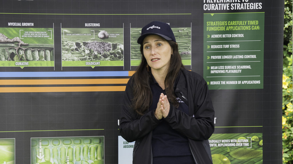 Marcela Munoz at Turf Science Live Instrata Elite launch