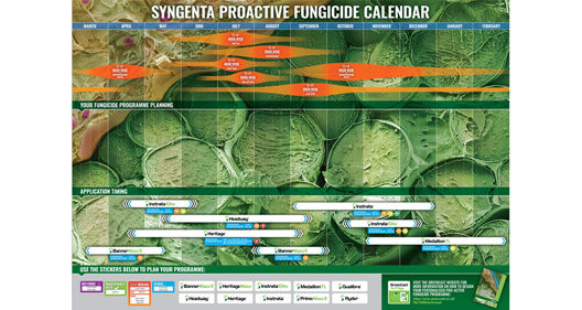 Syngenta Proactive Fungicide Calendar