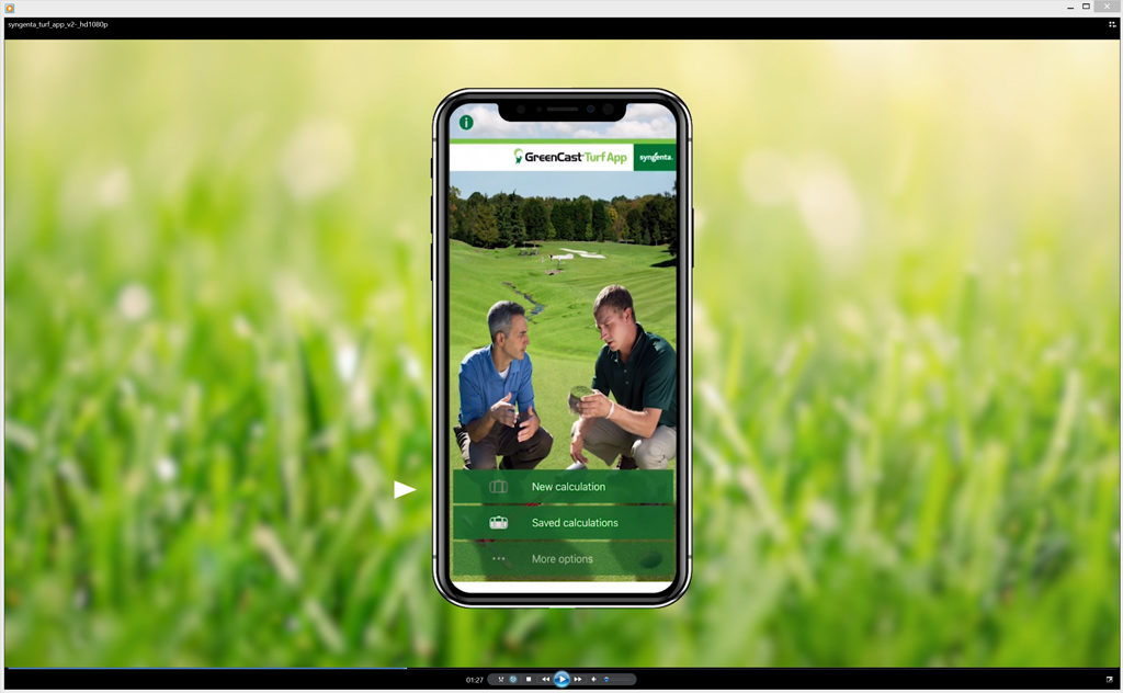 Greencast Tuff App screen