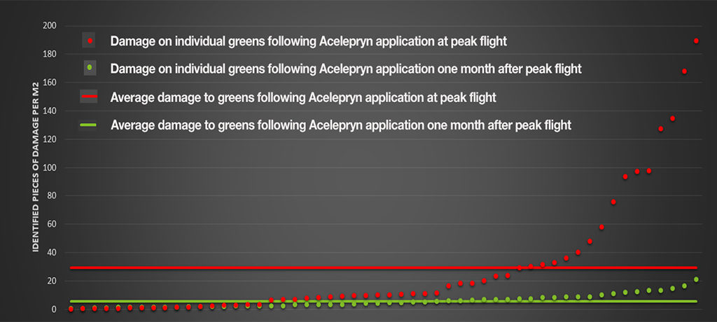 Acelepryn application timing